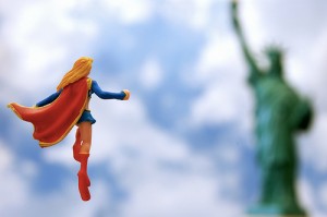 Super hero from photo pin